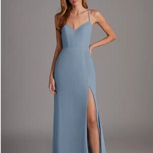 Azazie Manila A6 NWT Dusty Blue